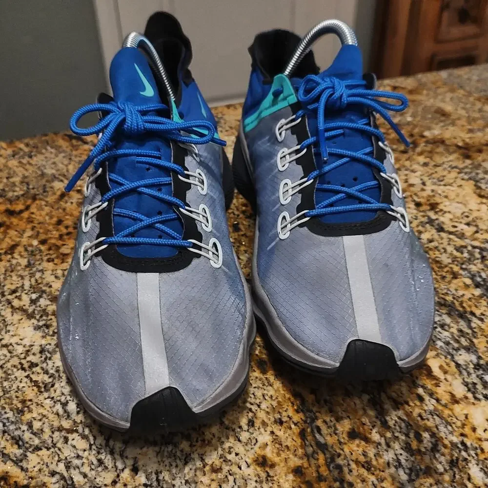 Rare Nike EXP-X14 Sneakers Blue Size 8.5 ID A01554-005 Black Soles 2018